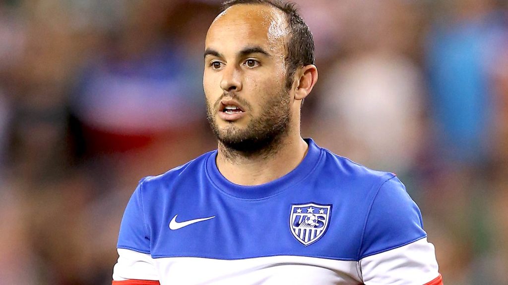 GLENDALE, AZ - APRIL 02:  Landon Donovan #10 of USA during the International Friendly against Mexico at University of Phoenix Stadium on April 2, 2014 in Glendale, Arizona. Mexico and USA played to a 2-2 tie.  (Photo by Christian Petersen/Getty Images) *** Local Caption *** Landon Donovan